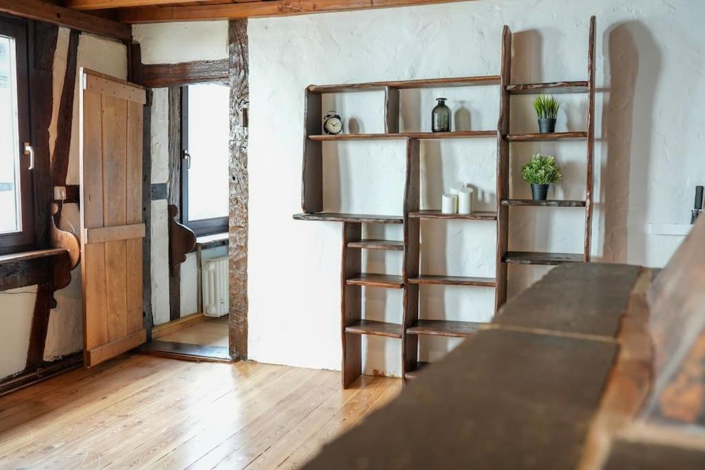 Charmante Fachwerk Wohnung Mit Terrasse In Der Altstadt 科布倫茨 外观 照片