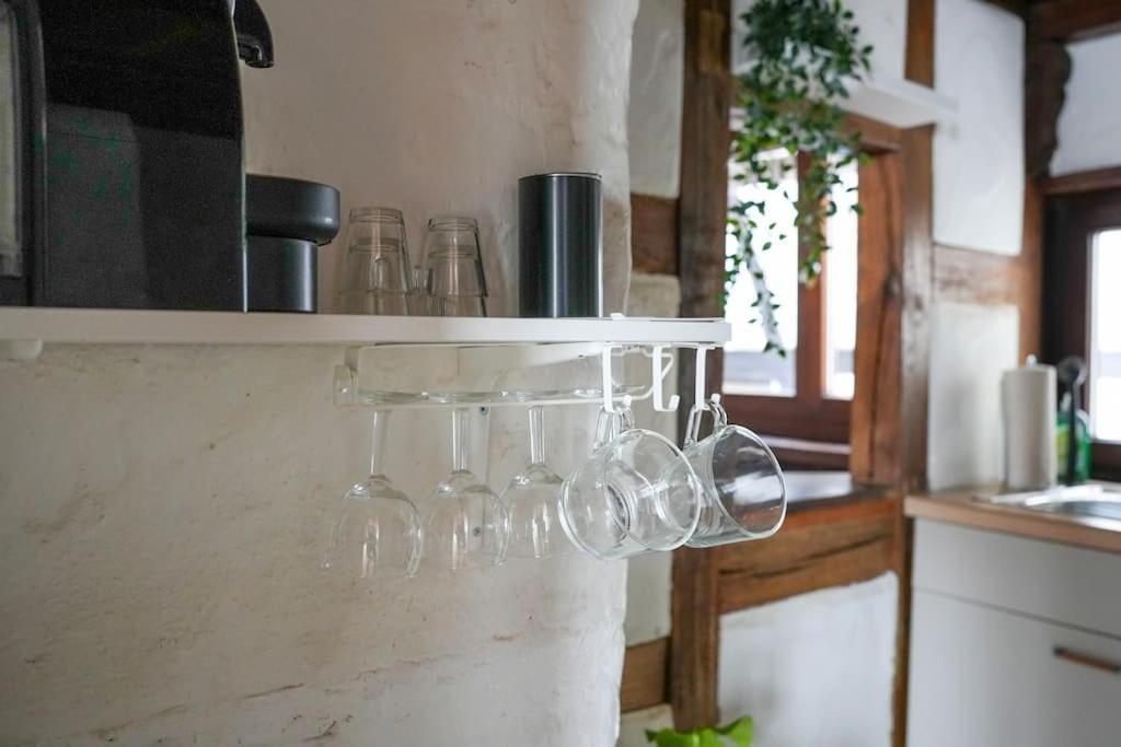 Charmante Fachwerk Wohnung Mit Terrasse In Der Altstadt 科布倫茨 外观 照片