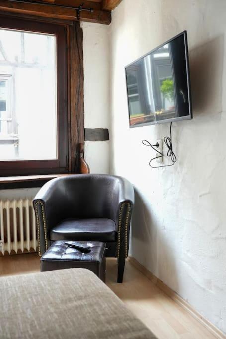 Charmante Fachwerk Wohnung Mit Terrasse In Der Altstadt 科布倫茨 外观 照片