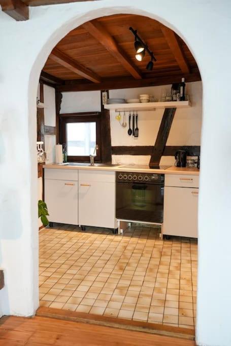 Charmante Fachwerk Wohnung Mit Terrasse In Der Altstadt 科布倫茨 外观 照片